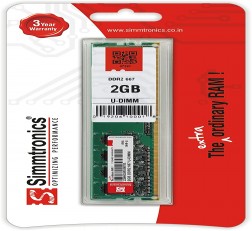 Simmtronics SIMMDDR2-9 2GB 667 MHz DDR2 Desktop RAM