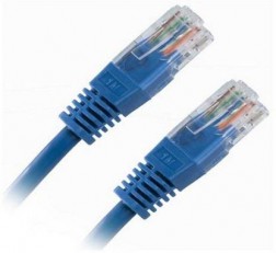 ADNET CAT6 1METER PATCH CABLE 1 METER PATCH CORD NETWORK CABLE COMPATIBLE WITH COMPUTER, LAPTOP, BLUE, ONE CABLE