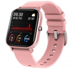 Fire-Boltt Full Touch Smart Watch with SPO2, Heart Rate, BP, Fitness and Sports Tracking -1’4 inch high Resolution Display (Pink)