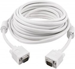 TERABYTE VGA CABLE 20 METER MALE TO MALE (WHITE)