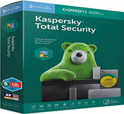 KASPERSKY TOTAL SECURITY LATEST VERSION- MULTI DEVICE- 5 DEVICES, 1 YEAR (CD)