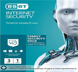 ESET Internet Security Family Security Pack( 3 User, 1 Year )