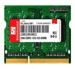 Simmtronics 2 Gb DDR3 Laptop RAM (10600) 1333 MHZ