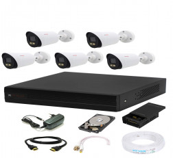 CP PLUS WIRED 1080P HD 8 CHANNEL HD DVR, OUTDOOR CAMERA 2.4 MP, 1 TB HARD DISK