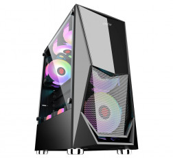 ARTIS AR-VIP G8306 COMPUTER GAMING CABINET SUPPORT ATX, MICRO ATX MOTHERBOARD, 2 X 120MM RGB FAN WITH STURDY BUILT QUALITY