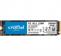 CRUCIAL SSD 250GB P2 250GB 3D NAND NVME PCIE M.2 SSD - CT250P2SSD8