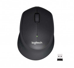 Logitech M331 Mouse Silent Plus Wireless Mouse, 2.4GHz with USB Nano Receiver, 1000 DPI Optical Tracking, 3 Buttons