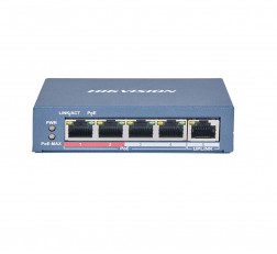 HIKVISION POE SWITCH 4 PORTS 100MBPS UNMANAGED POE SWITCH