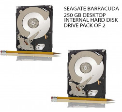 SEAGATE BARRACUDA 250 GB DESKTOP INTERNAL HARD DISK DRIVE PACK OF 2