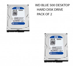 WD BLUE 500GB DESKTOP HARD DISK DRIVE PACK OF 2