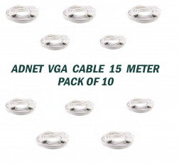 ADNET 15 METER VGA CABLE PACK OF 10