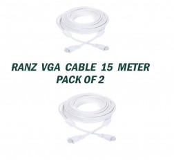 RANZ 15 METER VGA CABLE PACK OF 2