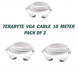 TERABYTE 10 METER VGA CABLE PACK OF 3
