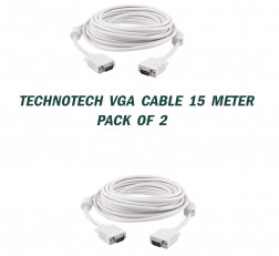 TECHNOTECH 15 METER VGA CABLE PACK OF 2
