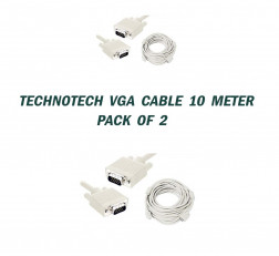 TECHNOTECH 10 METER VGA CABLE PACK OF 2