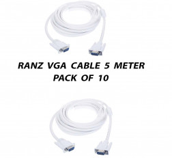 RANZ 5 METER VGA CABLE PACK OF 10