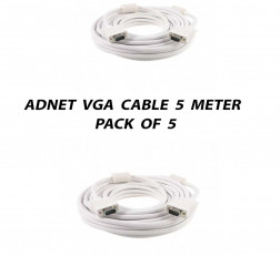 ADNET 5 METER VGA CABLE PACK OF 5