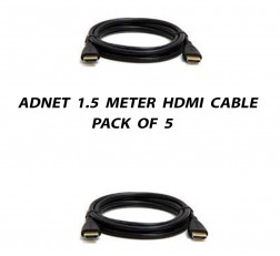 ADNET 1.5 METER HDMI CABLE PACK OF 5