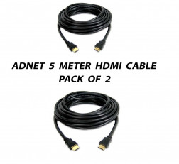 ADNET 5 METER HDMI CABLE PACK OF 2
