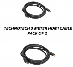 TECHNOTECH 3 METER HDMI CABLE PACK OF 2