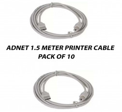 ADNET 1.5 METER USB PRINTER CABLE PACK OF 10