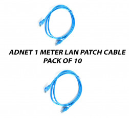 ADNET 1 METER CAT6 LAN PATCH CABLE PACK OF 10