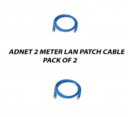 ADNET 2 METER CAT6 LAN PATCH CABLE PACK OF 2