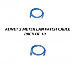 ADNET 2 METER CAT6 LAN PATCH CABLE PACK OF 10