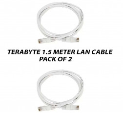 TERABYTE 1.5 METER CAT6 LAN PATCH CABLE PACK OF 2