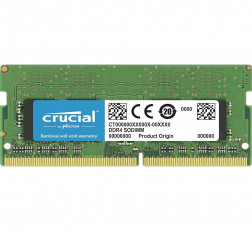 Crucial RAM 8GB DDR4 3200MHz CL22 (or 2933MHz or 2666MHz) Laptop Memory CT8G4SFRA32A